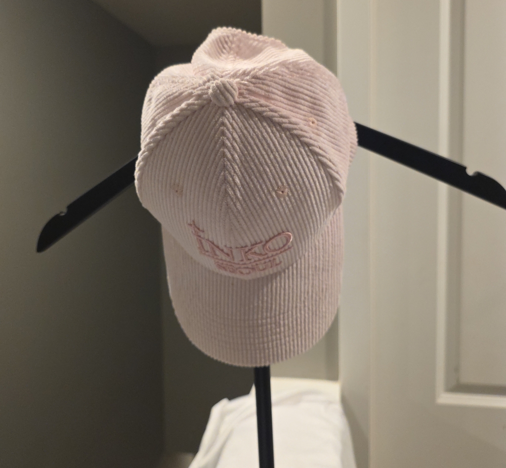 Source Unknown Light Pink Corduroy Baseball Cap